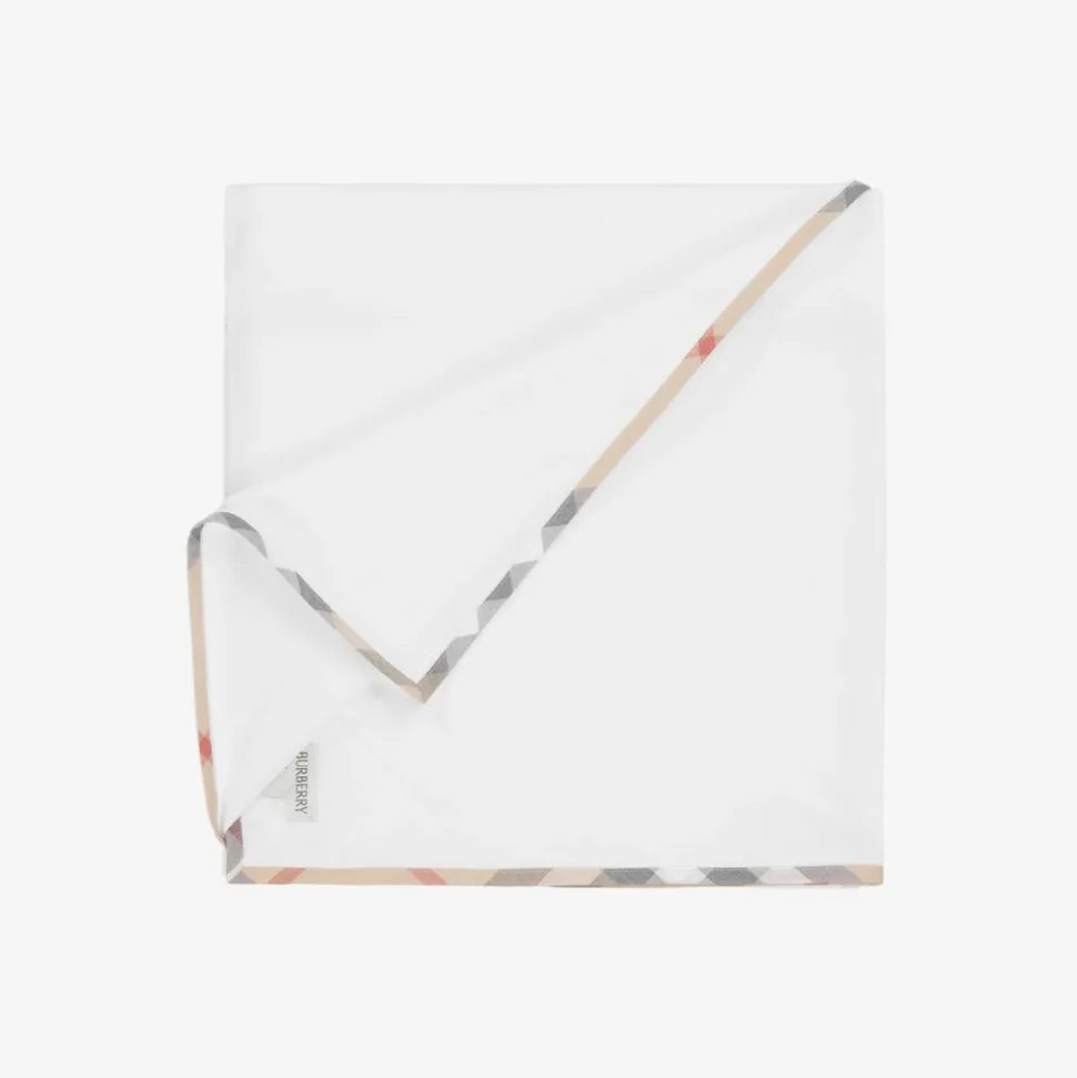 White Cotton Baby Blanket (100cm)