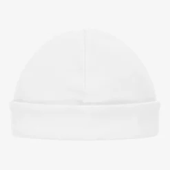 White Cotton Baby Hat