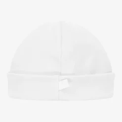 White Cotton Baby Hat
