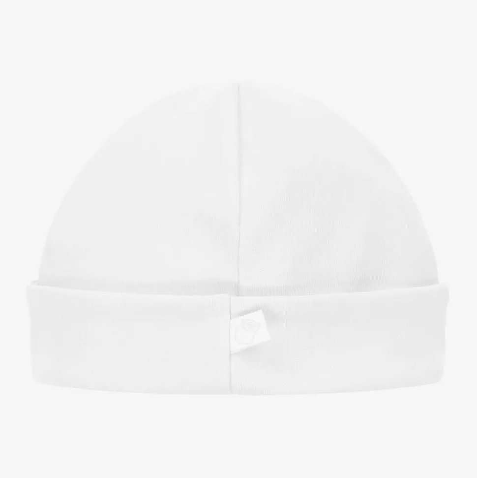 White Cotton Baby Hat