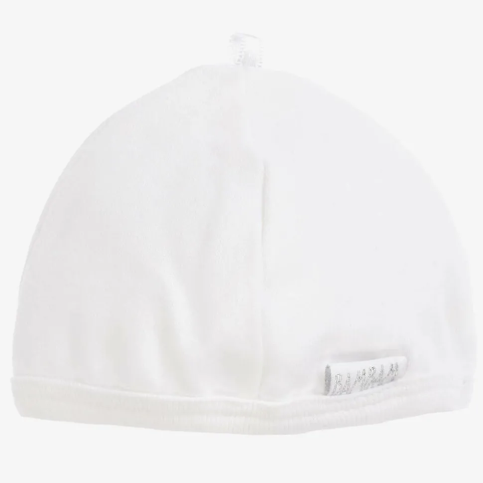 White Cotton Baby Hat