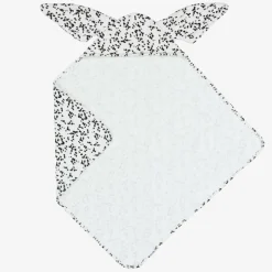 White Cotton Hooded Spotty Dalmation Towel