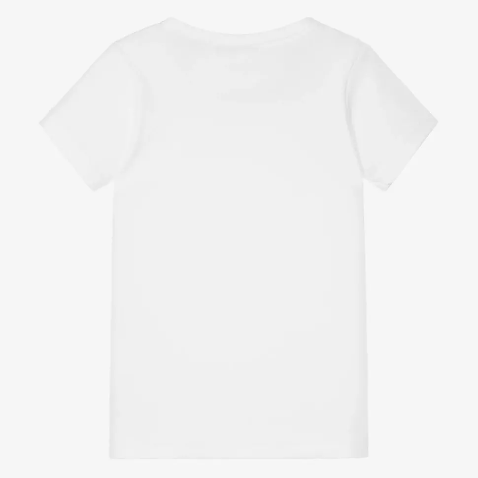 White Cotton Jersey T-Shirt