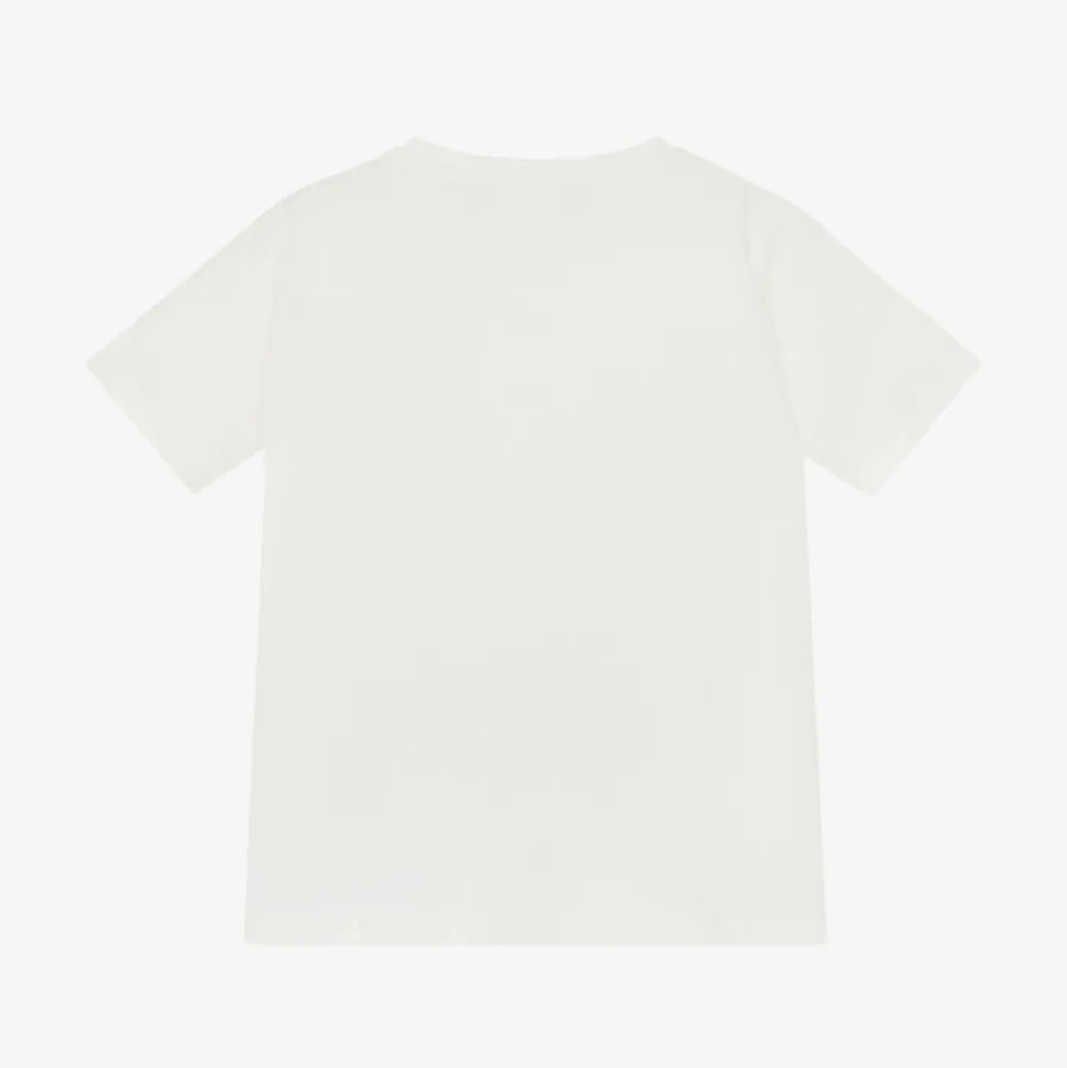 White Cotton Medusa Baby T-Shirt