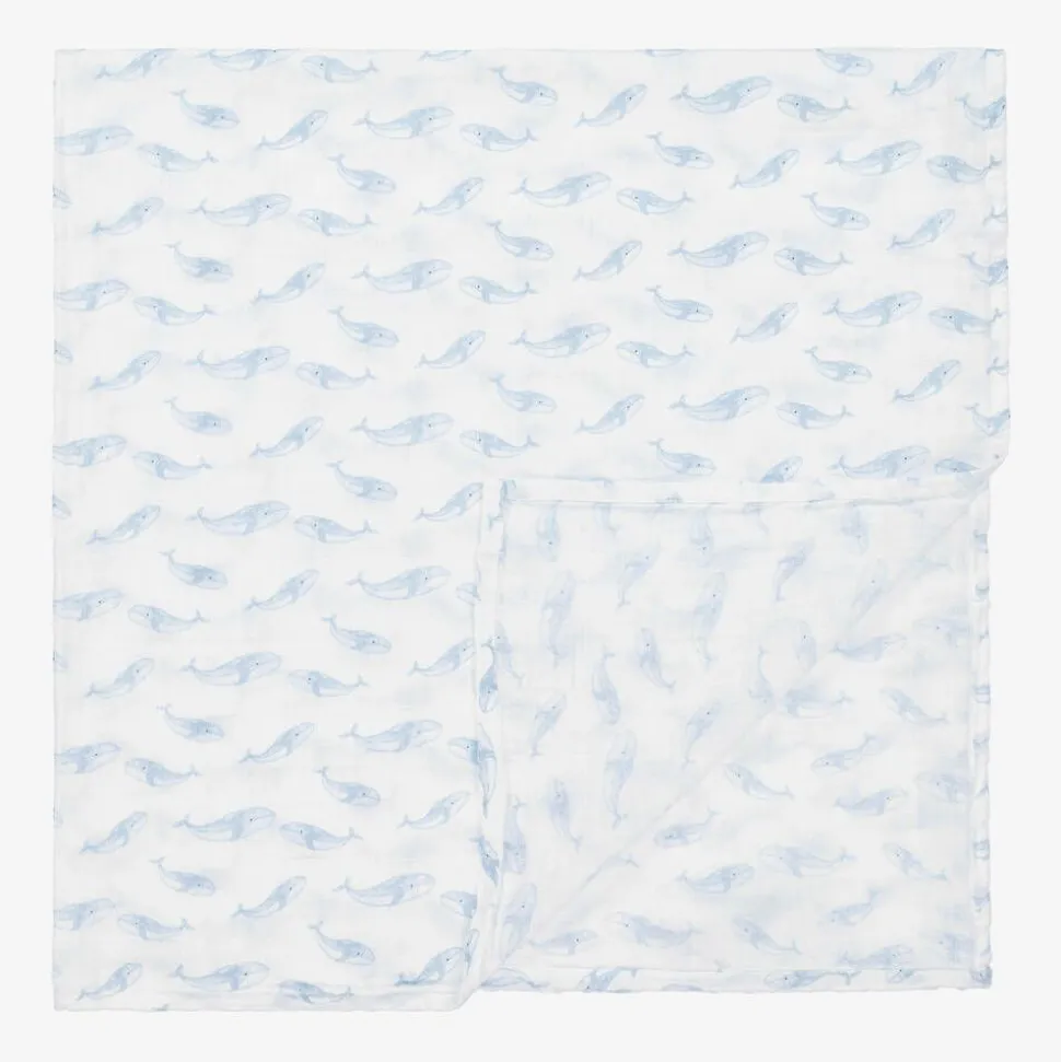 White Cotton Muslin Swaddles (4 Pack)