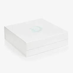 White Cotton Personalised Reindeer Blanket (88cm)