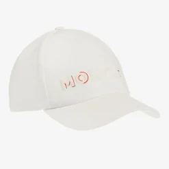 White Cotton Tricolour Cap