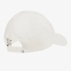 White Cotton Tricolour Cap