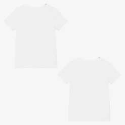 White Cotton T-Shirts (2 Pack)