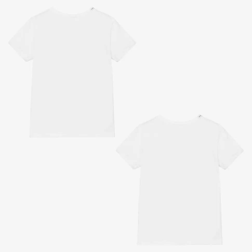 White Cotton T-Shirts (2 Pack)