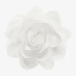 White Flower Hair Clip (15cm)