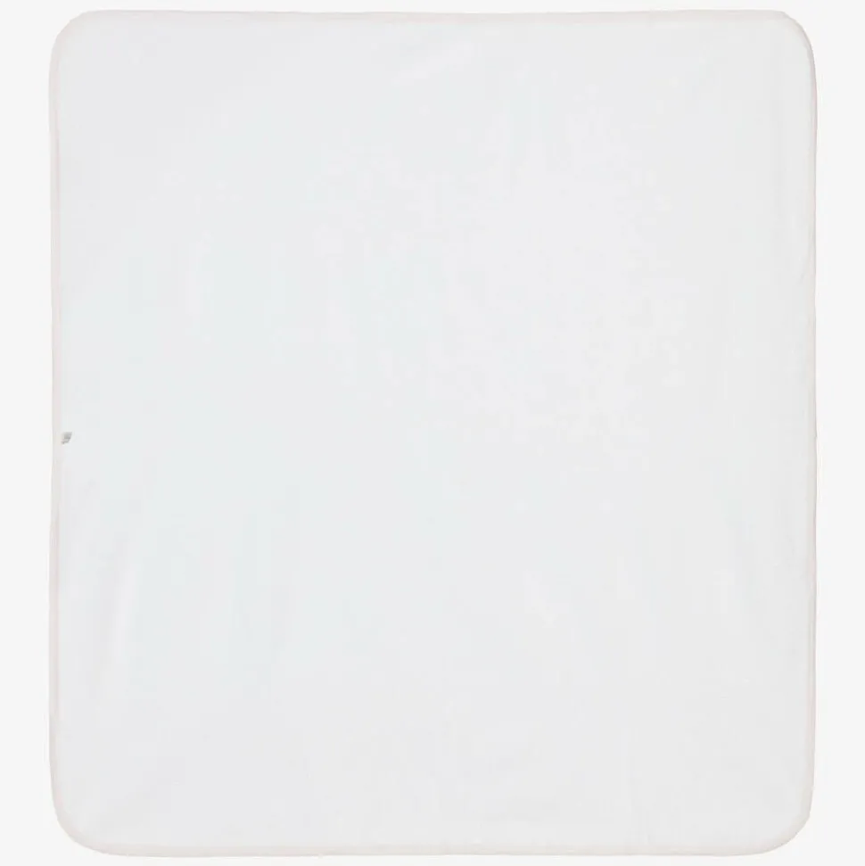 White Forest Fun Hooded Towel & Mitten Set