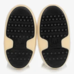 White Icon Nylon Snow Boots