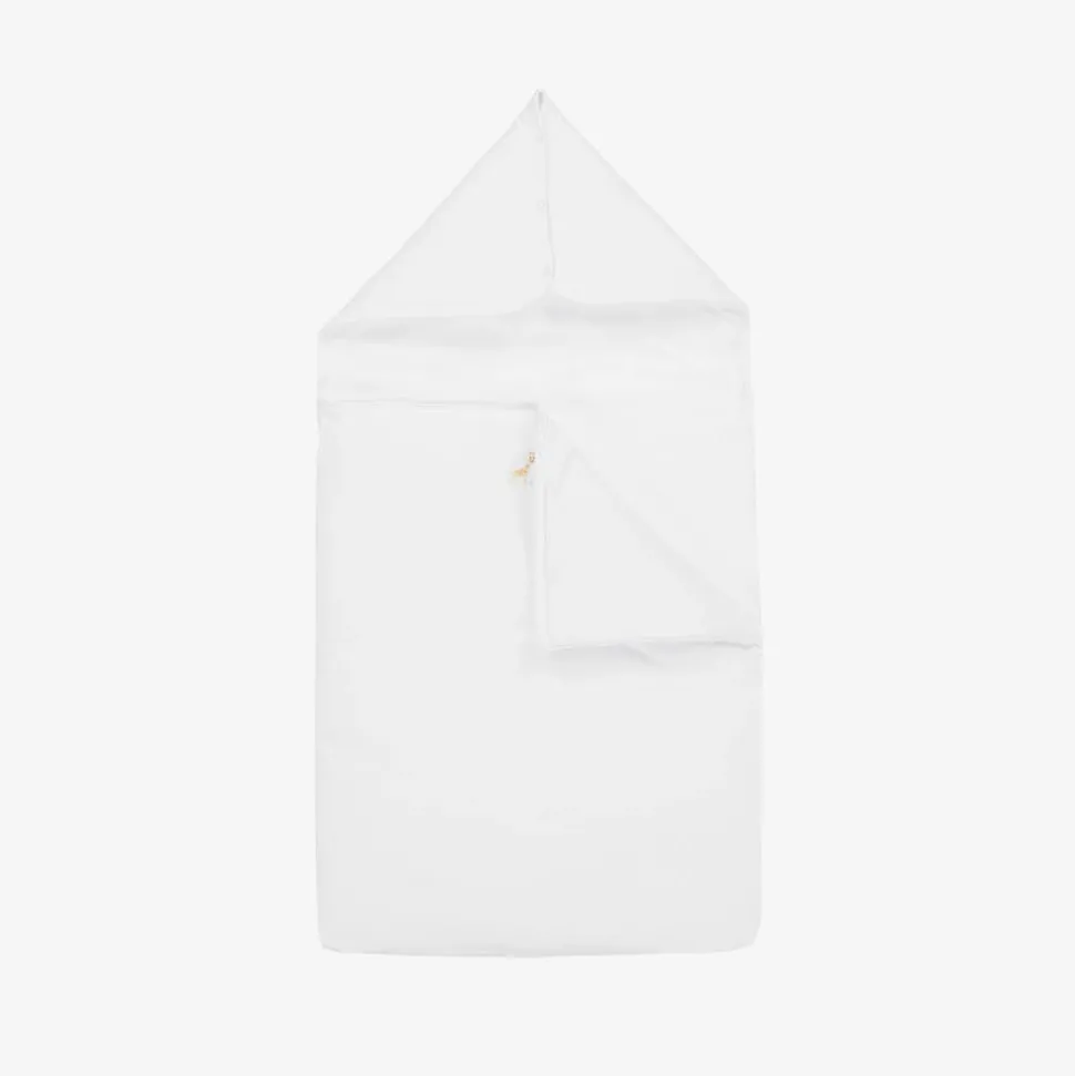 White Jungle Mates Pima Cotton Baby Nest (77cm)