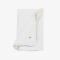 White Knit & Faux Fur Blanket (82cm)