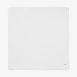 White Knit & Faux Fur Blanket (82cm)