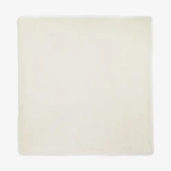 White Knit & Faux Fur Blanket (82cm)