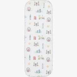 White London Getaway Burping Cloth (48cm)