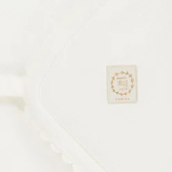 White Organic Cotton Basket Weave Nest