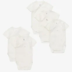 White Organic Cotton Bodyvests (5 Pack)