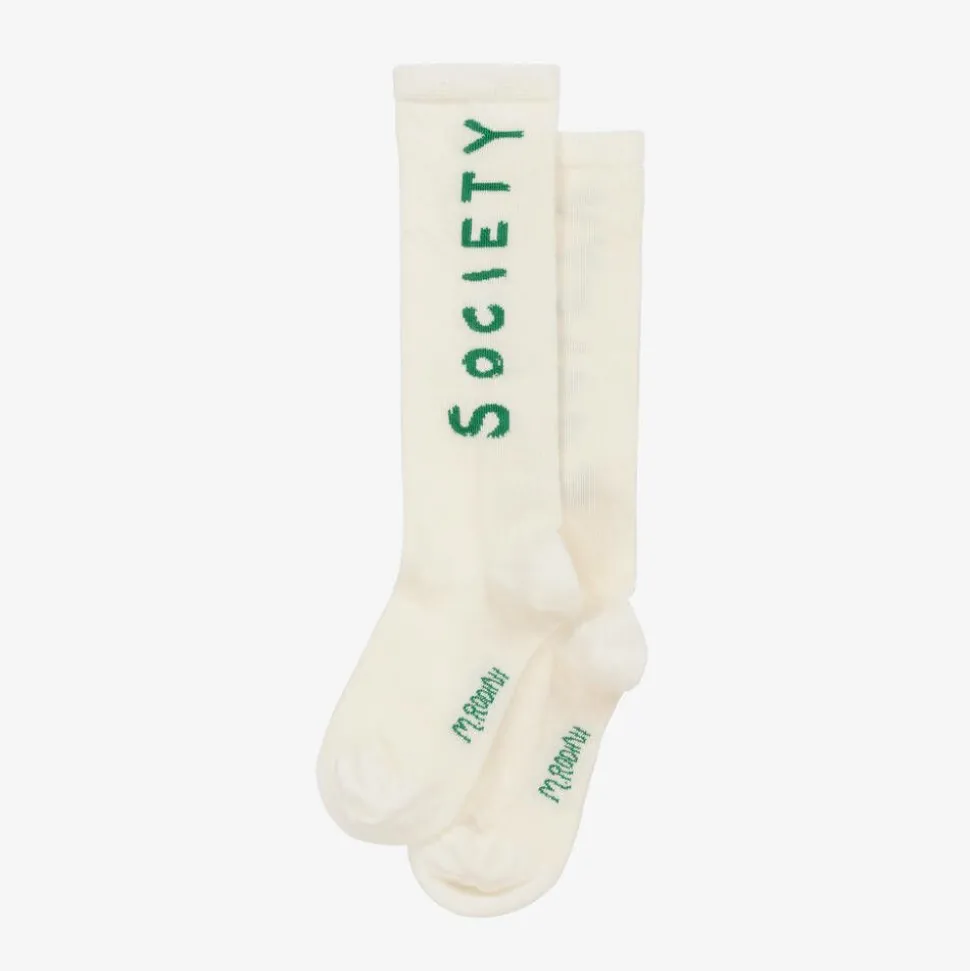 White Organic Cotton Society Socks