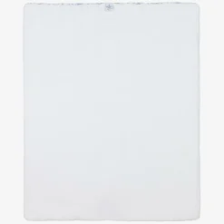 White Padded Linen & Cotton Blanket (97cm)