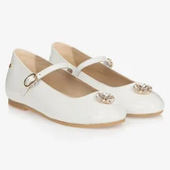 White Patent Leather Pumps