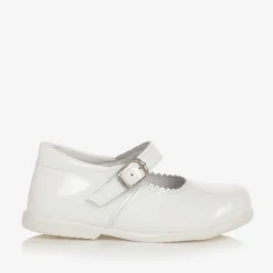 White Patent Leather Shoes