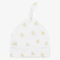 White Pima Cotton Baby Hat