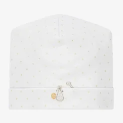 White Pima Cotton Baby Hat