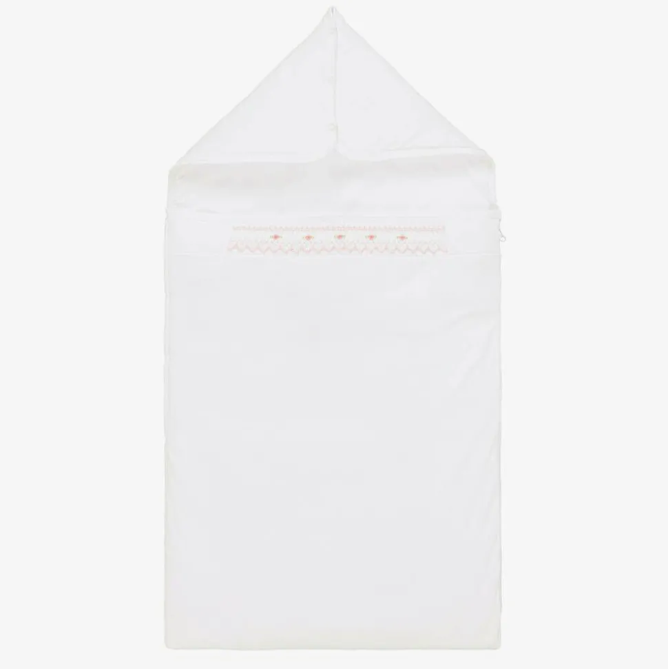 White Pima Cotton Fall Bishop Nest (78cm)