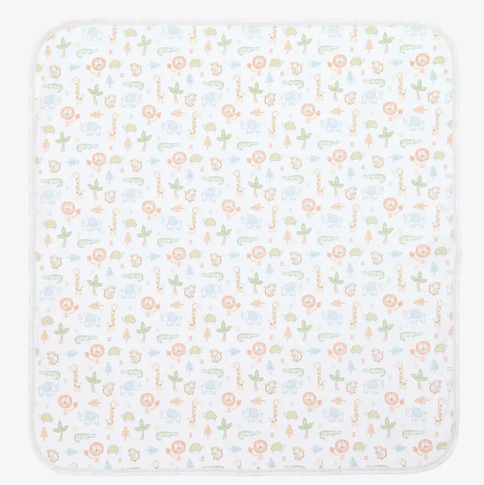 White Pima Jungle Adventure Blanket (72cm)