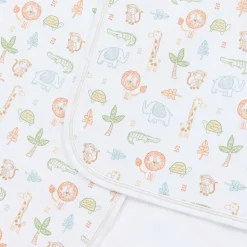 White Pima Jungle Adventure Blanket (72cm)