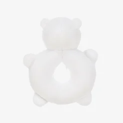 White Plush Bear Rattle Toy (14cm)