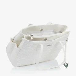White Quilted Changing Bag (39cm)