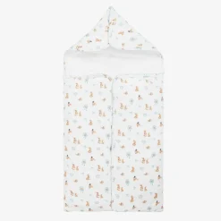 White Supima Cotton Bella Blue Nest (83cm)