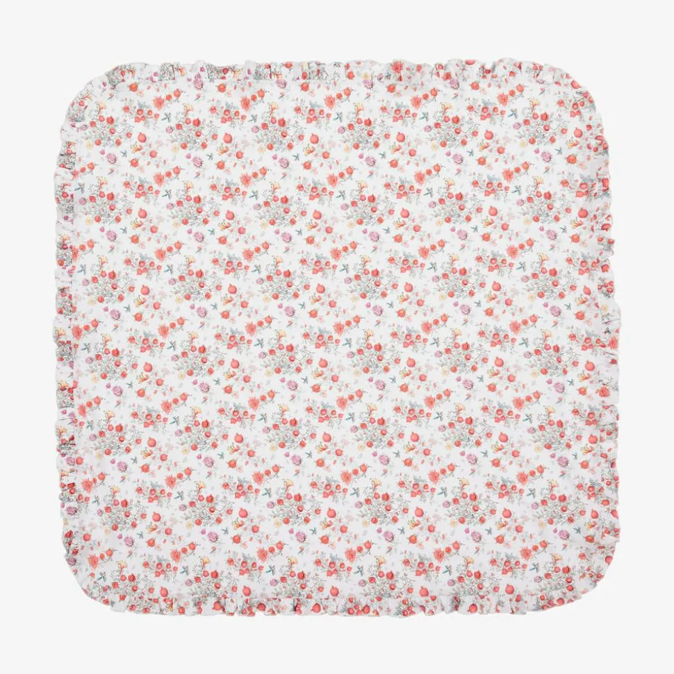 White Supima Cotton Pomegranate Blanket (84cm)