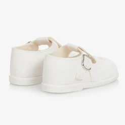 White T-Bar Shoes