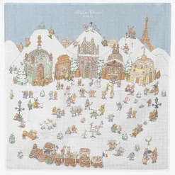 White Winter Swaddle (97cm)