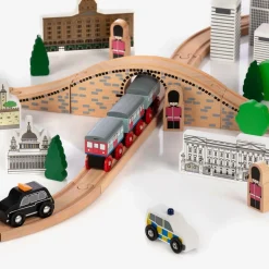 Wooden City of London Train Set (104cm)