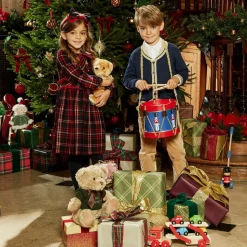 Wooden Drum Toy (22cm)