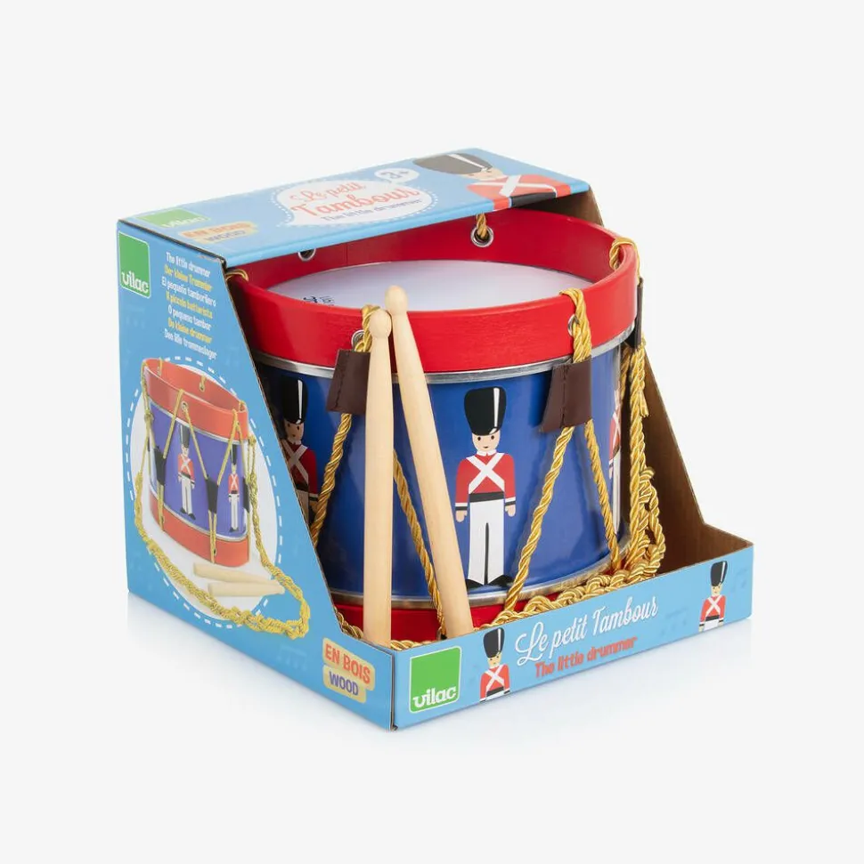Wooden Drum Toy (22cm)