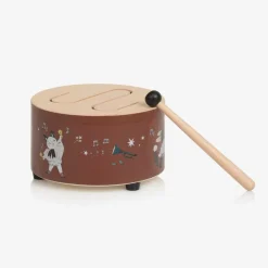 Wooden Drum Toy (16cm)