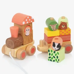 Woodland Animal Puzzle Train Toy (26cm)