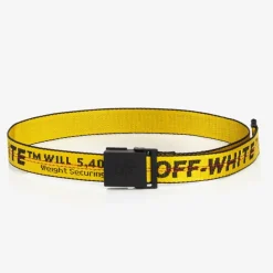 Yellow & Black Industrial Logo Belt
