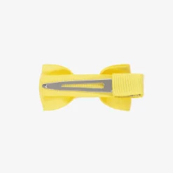 Yellow Bow Hair Clip (5cm)