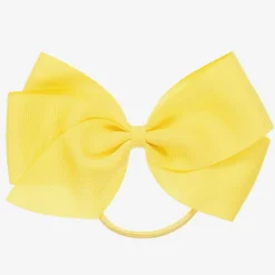 Yellow Bow Hair Elastic (12cm)