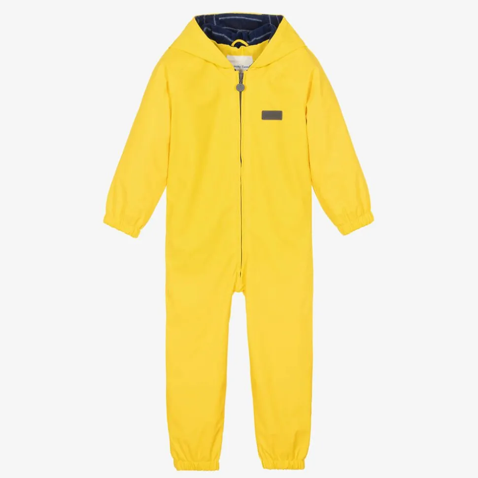 Yellow Hooded Waterproof Rainsuit