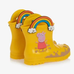 Yellow Peppa Pig Rain Boots