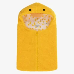Yellow Sherpa Fleece Baby Chick Nest (70cm)